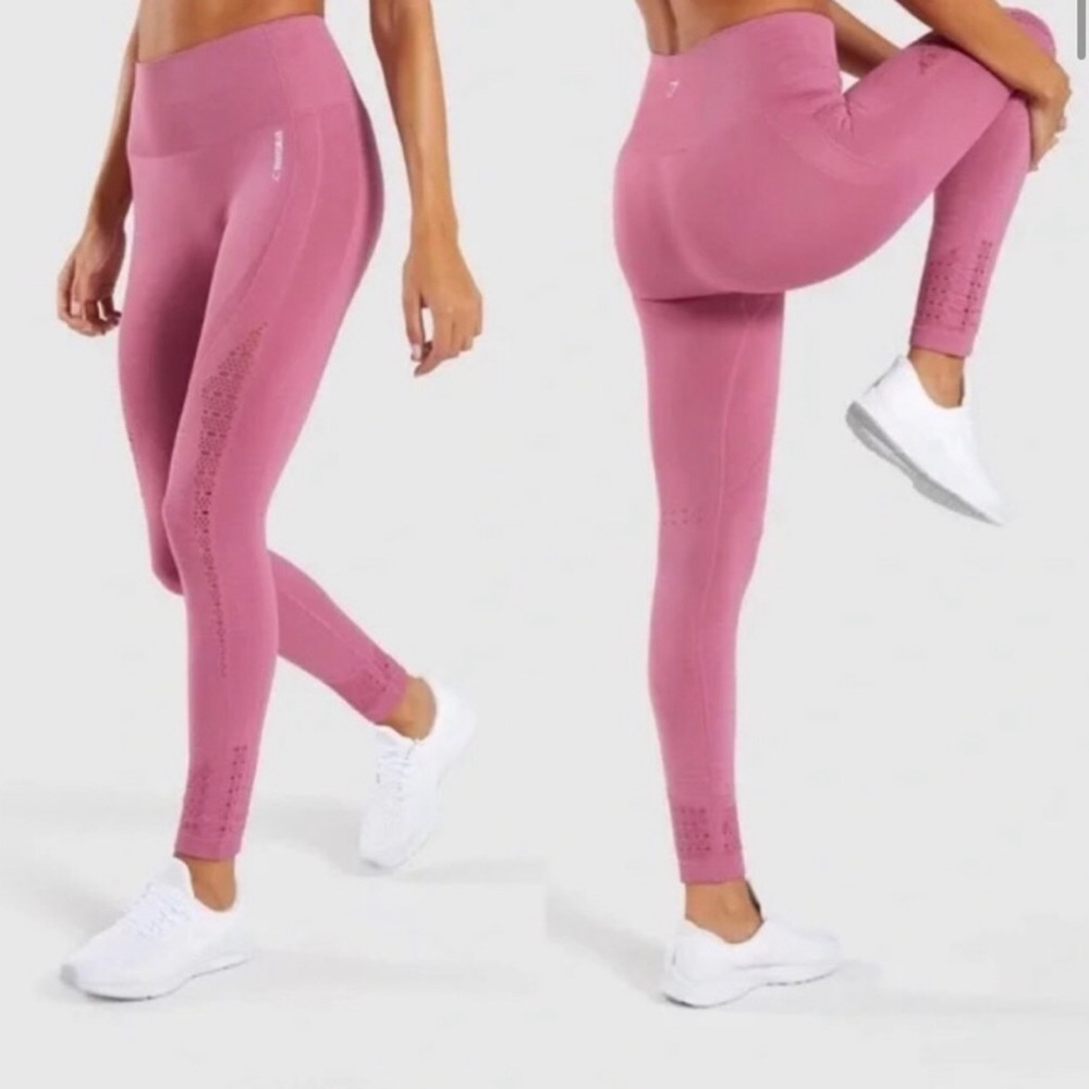 Gymshark Energy Seamless Leggings Dusty Rose